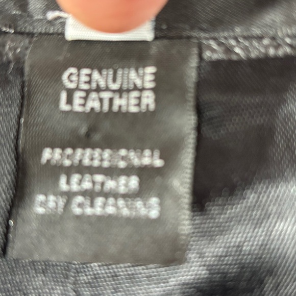 ISABEL Black Genuine Leather Mini Skirt Belted High Waist 26” XS Y2K Butter Soft - Picture 5 of 7